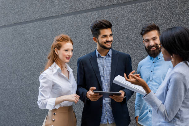 istock Diverse business team making some decisions together 924094112