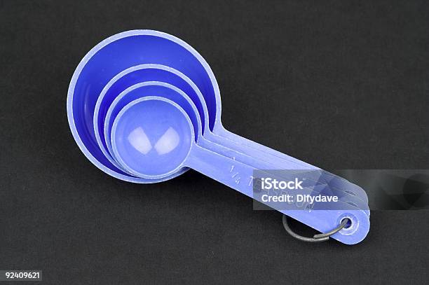 Kitchen Measuring Spoons Stock Photo - Download Image Now - Abundance, Arranging, Black Background