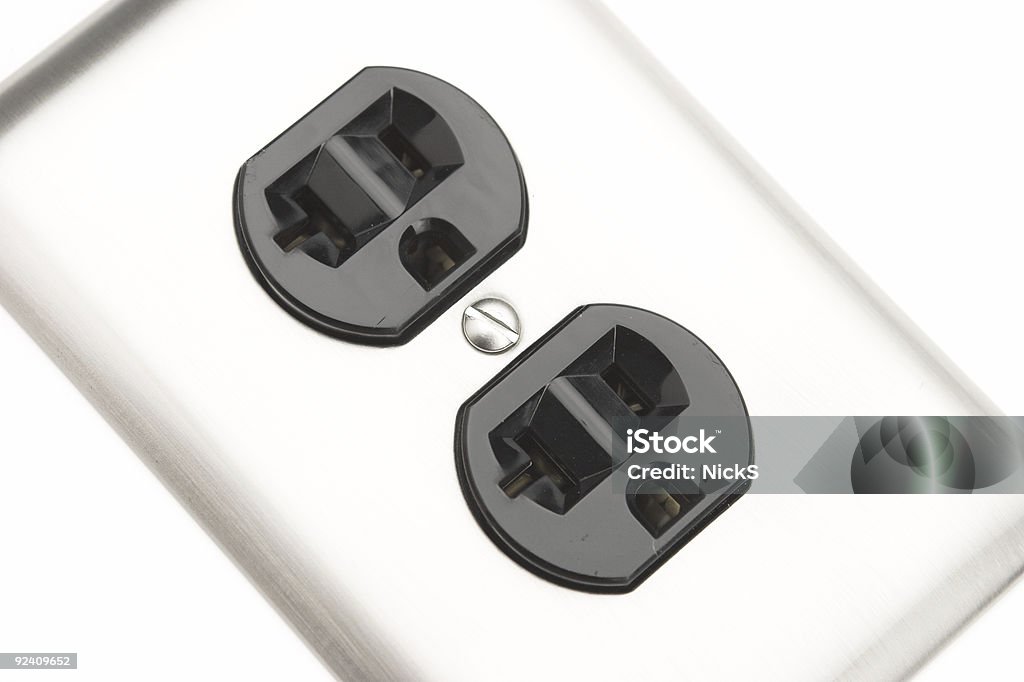 Electrical Outlet  Color Image Stock Photo