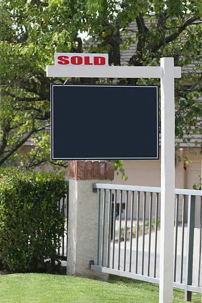 Photo of Real Estate Sold Sign