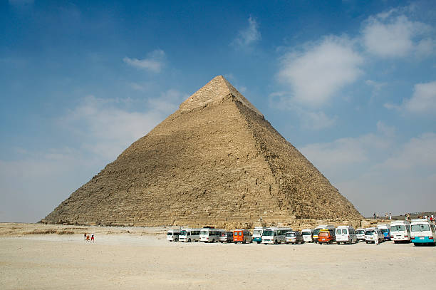 grande pyramide de chephren - saqqara egypt pyramid shape pyramid photos et images de collection