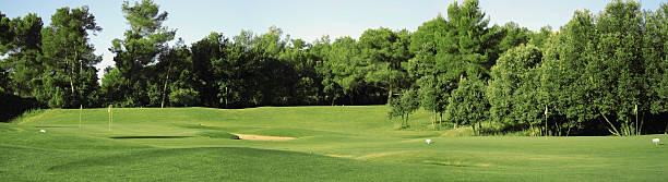 istock Panorama Of Golf Club 92410073
