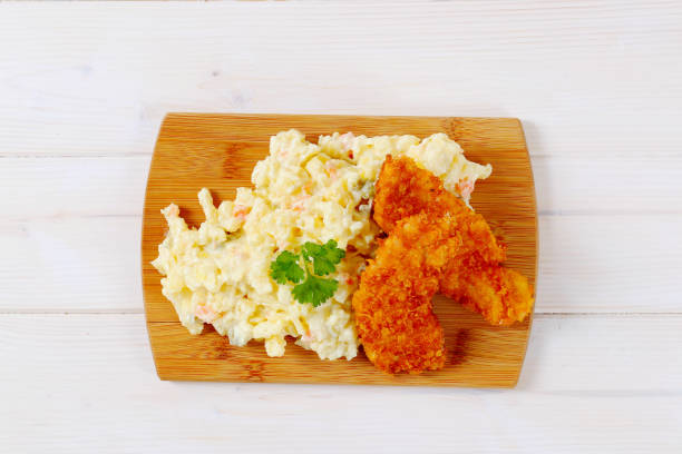 istock chicken strips with potato salad 924104778