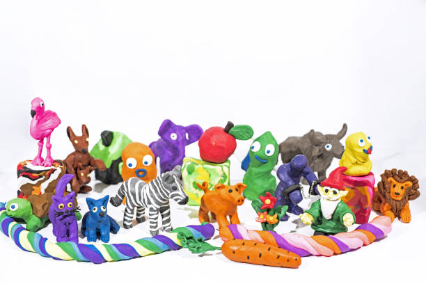 istock Play Clay World. Figures made from plasticine. 924107906