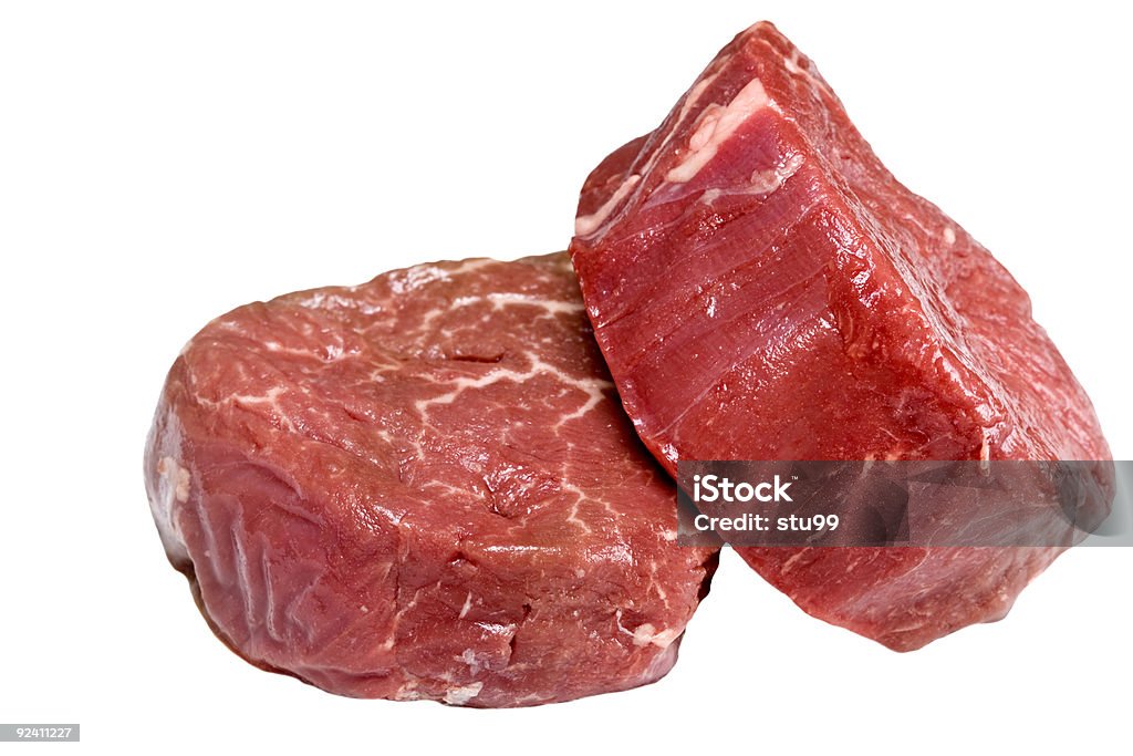 Filé de carne crua - Foto de stock de Bife royalty-free