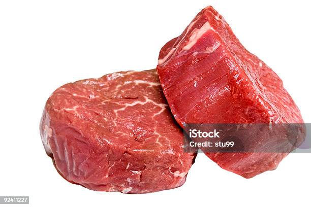 Foto de Filé De Carne Crua e mais fotos de stock de Bife - Bife, Bife de Filé, Branco