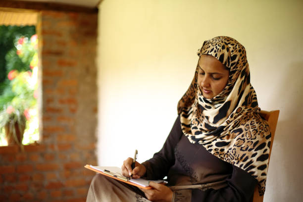 istock Muslim Female Writer 924117960
