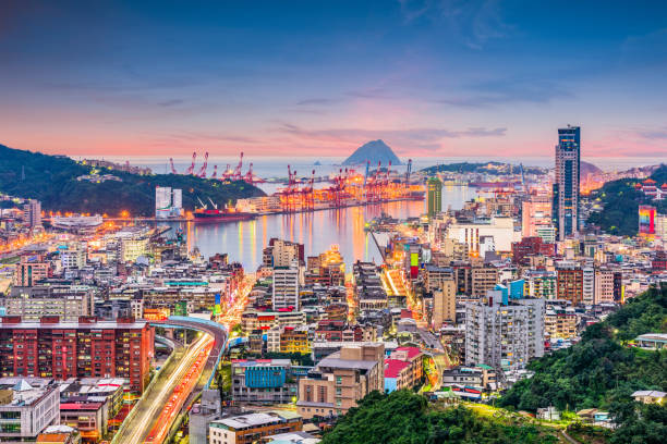 istock Keelung City, Taiwan Skyline 924118834
