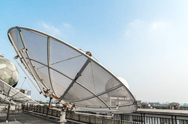 날씨 역은 광저우, 중국에서에서 지붕에 - weather radar weather station science 뉴스 사진 이미지