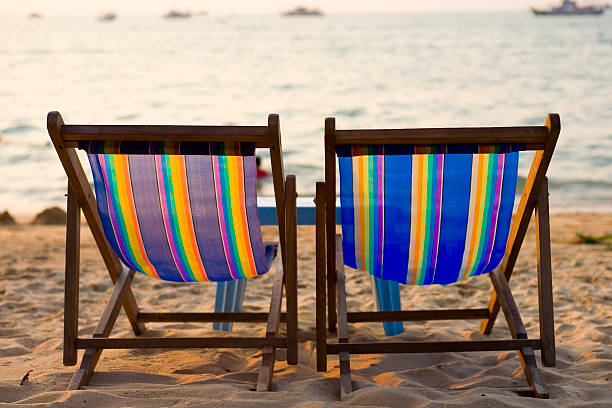 Vacation Chairs stock photo