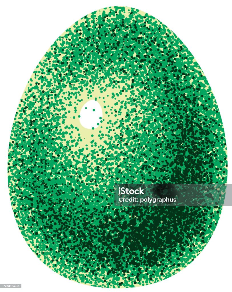 Uovo verde - arte vettoriale royalty-free di Brillante