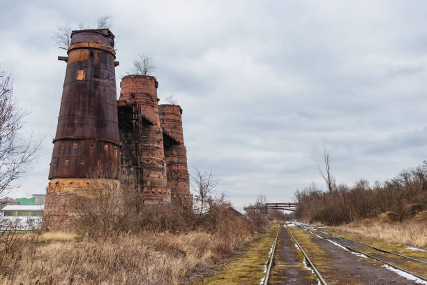 istock Ruin lime kilns , National cultural monument 924142736