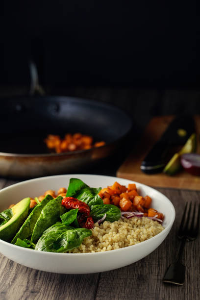 istock Healthy quinoa Vegan bowl 924146062