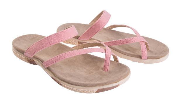 istock woman sandal on background 924146516