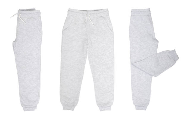 istock gray sport pants for a boy in different poses 924149690