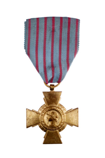 istock French military medal - Fighter's Cross 924152924