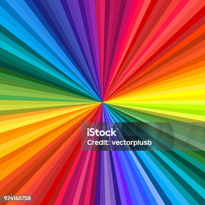 istock Abstract rainbow swirl 924160758