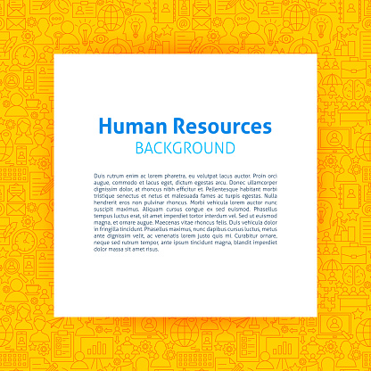 Human Resources Paper File Sample Human Resources Paper Template Stock Illustration - Download Image Now ...