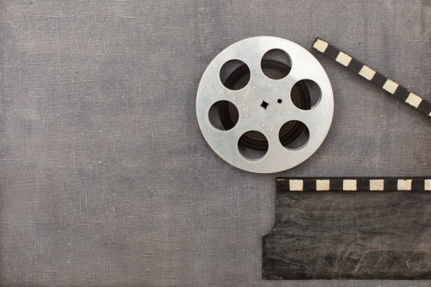 istock Movie clapper and film reel 924170934