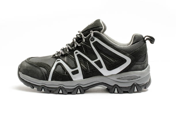 istock Tracking sneaker men's shoe isolated on white 924176094