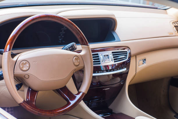 istock steering and dashboard in a sports car 924179108