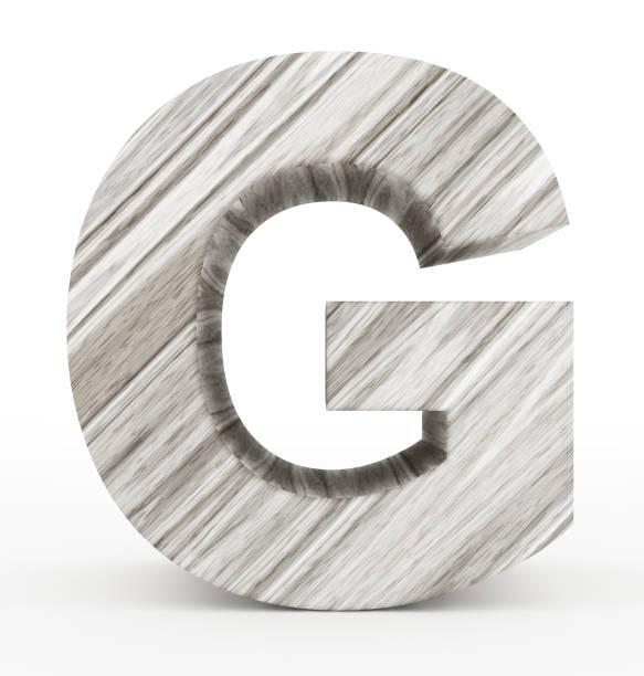 istock letter G 3d wooden isolated on white 924179276