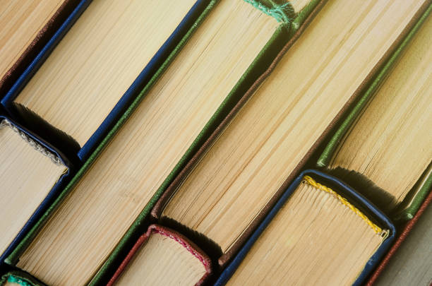 istock Many old books, top view, like background 924185820