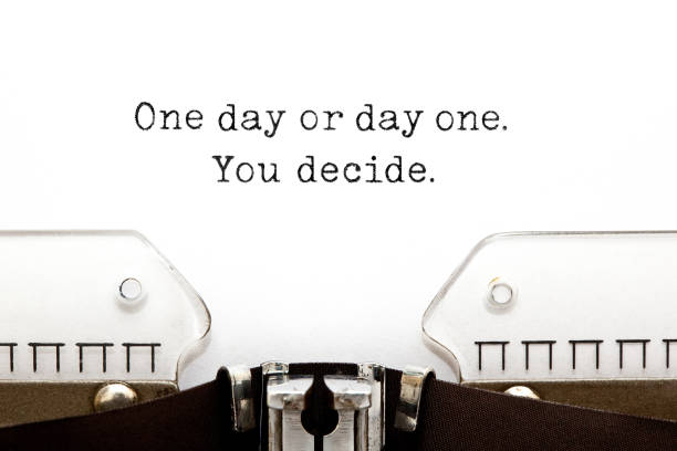 istock One Day Or Day One You Decide On Typewriter 924185882