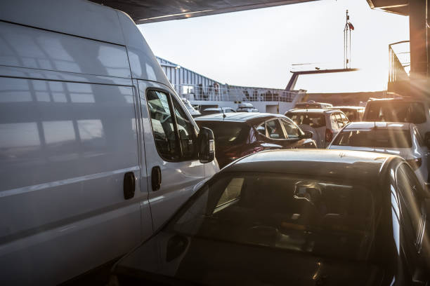 istock cars on a sea freight ferry 924195698