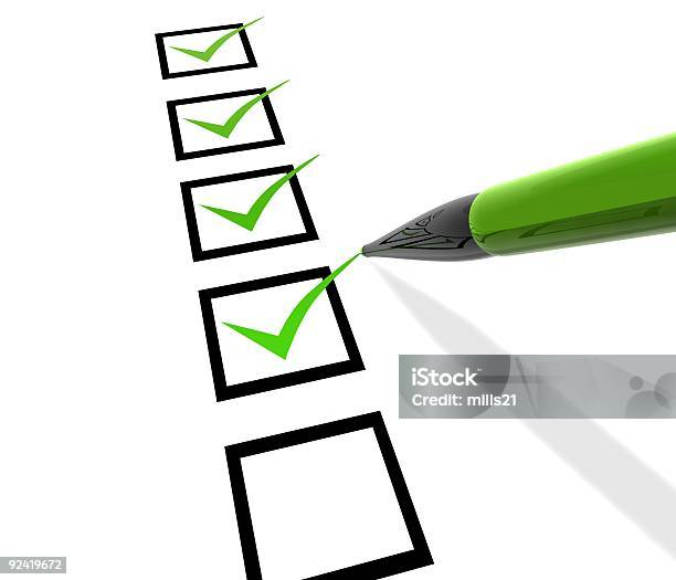 Checkliste Stockfoto und mehr Bilder von Checkliste - Checkliste, Grün, Laufstall