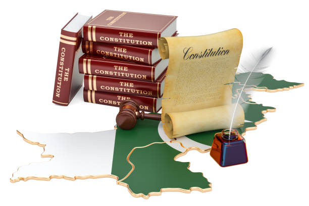 istock Constitution of Pakistan concept, 3D rendering 924201118