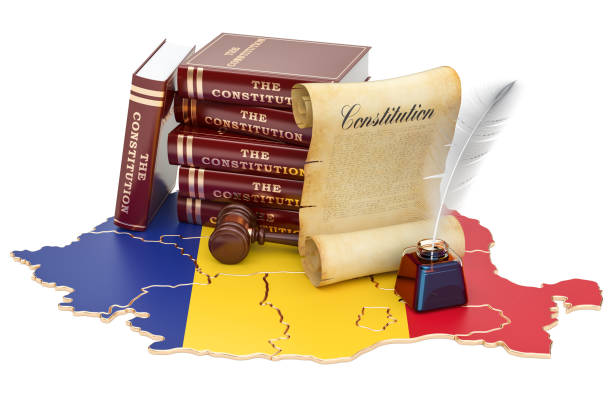 istock Constitution of Romania concept, 3D rendering 924201180