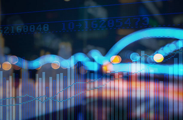 istock Stock Market Exchange on a skyscraper in dubai background 924212070