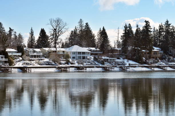 istock Lake Tapps Waterfront Homes, WA 924218590