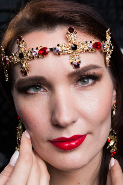 istock Close up beauty portrait of a model 924227942