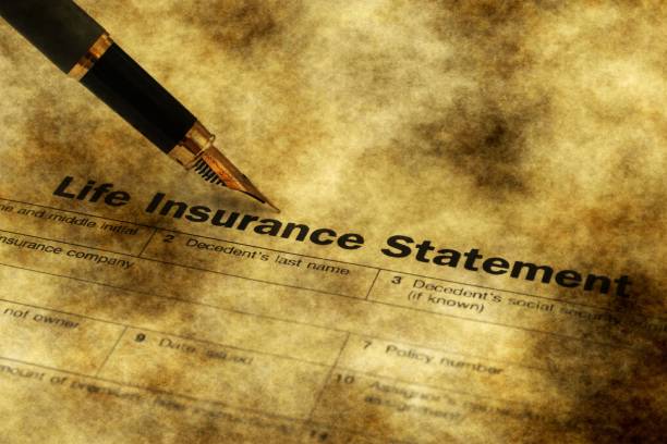 istock Life insurance form grunge concept 924237118