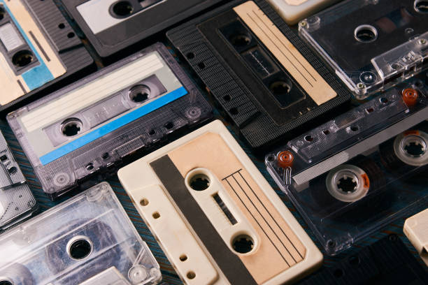 istock Audio cassete tape background 924237234