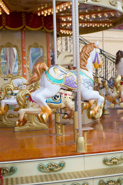 istock Horses on a carnival Merry Go Round. 924240908