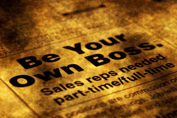 istock Be your own boss grunge concept 924240938