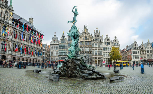 istock Grote marks in Antwerp, Belgium 924246560