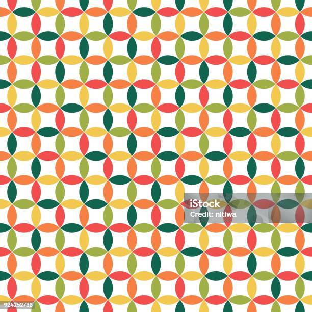 Vector Pattern For Banner Design Colorful Geometric Seamless Pattern Wallpaper Texture Banner Label ...