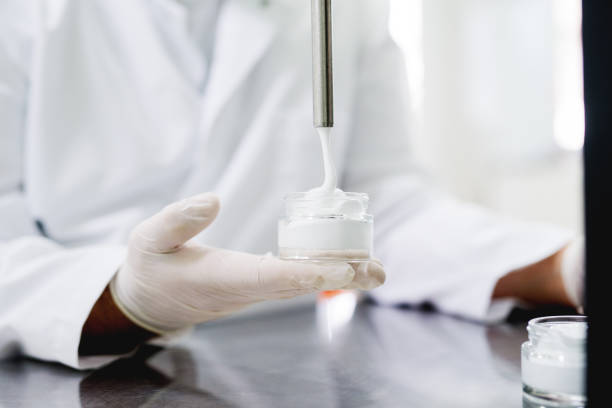 istock Protective worker health care industry products. Medicine concept production. 924253032
