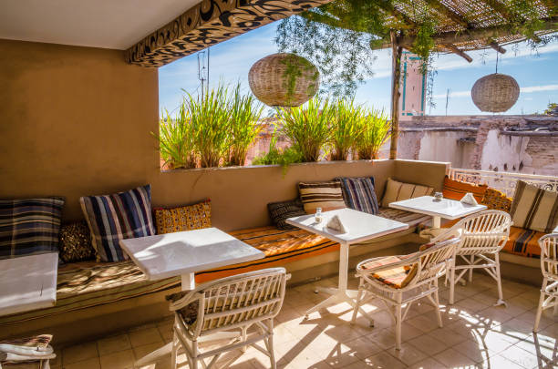 istock Traditional interior of cafe in Marrakesh, Morocco 924270402