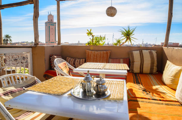 istock Traditional Moroccan mint tea in Marrakesh, Morocco 924270416