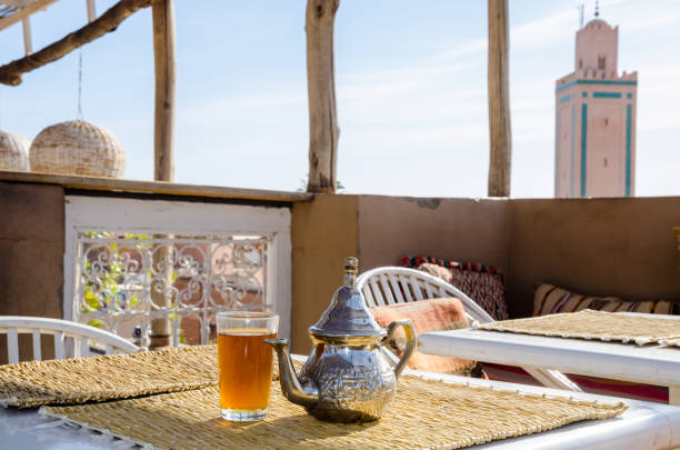 istock Traditional Moroccan mint tea in Marrakesh, Morocco 924270442