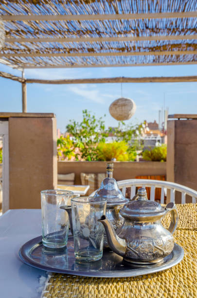 istock Traditional Moroccan mint tea in Marrakesh, Morocco 924270454