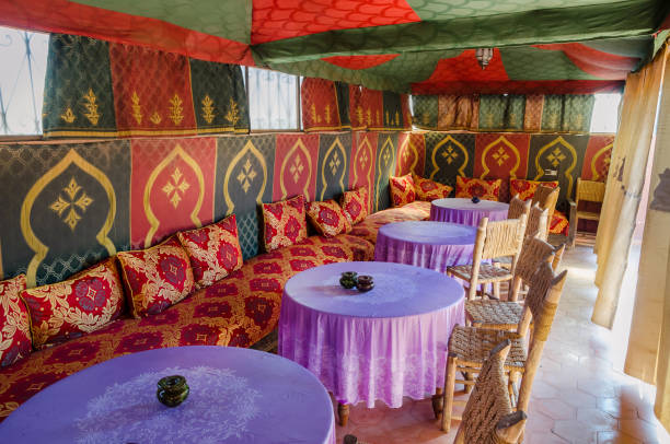 istock Traditional interior of cafe in Marrakesh, Morocco 924270472
