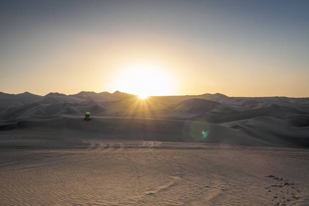 istock Huacachina dune buggy with sunset in Ica, Peru. 924273826
