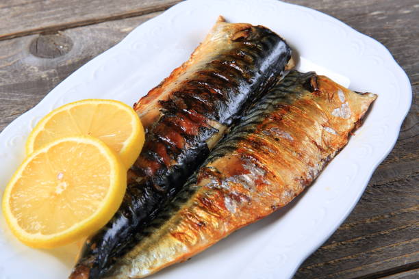 istock Plate of Grilled Mackerel 924282416