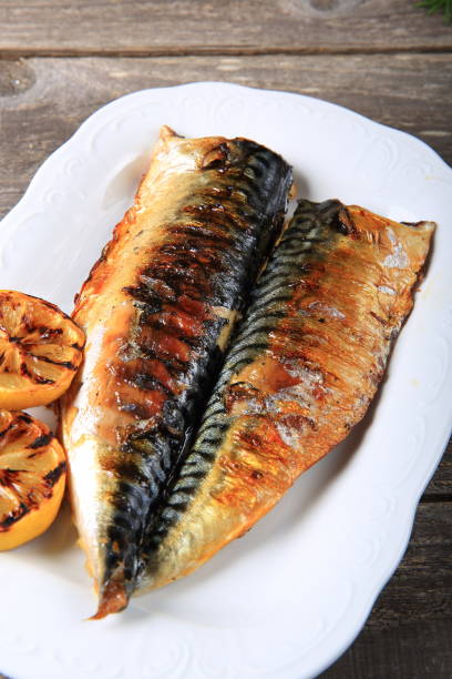 istock Plate of Grilled Mackerel 924282508